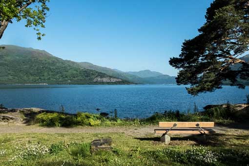 View north at Rowardennan